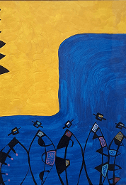 Sunflower and Ultramarine